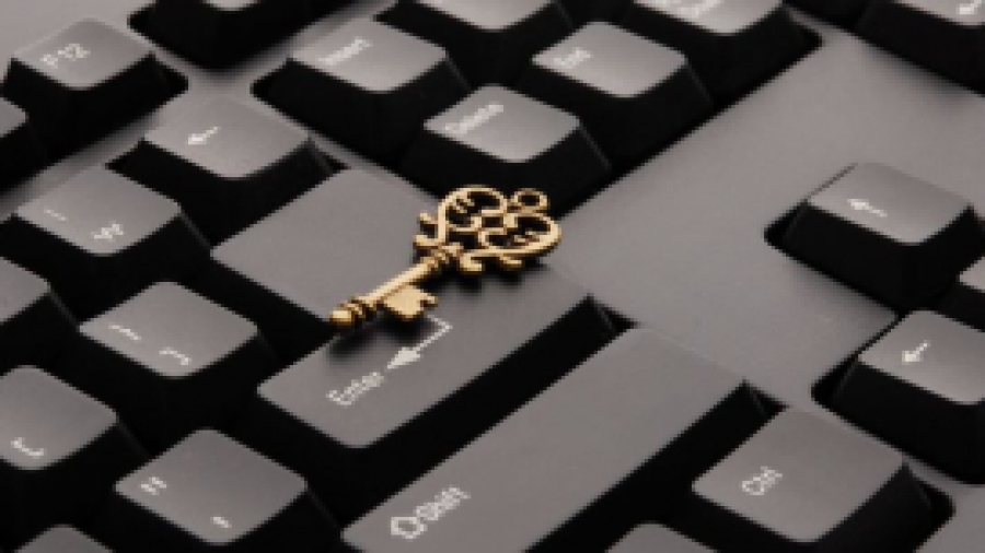 Canva - Key on keyboard