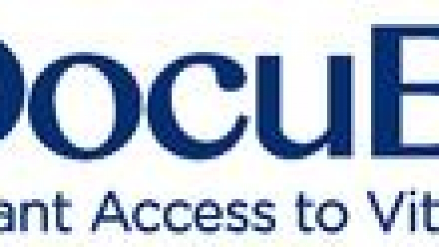 DocuBank logo with tag